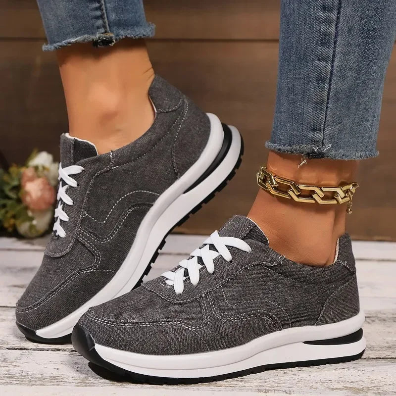 Lana Denim Comfort Trainers