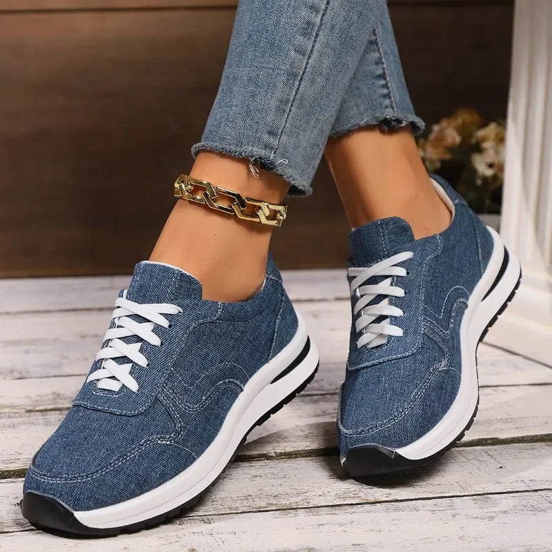 Lana Denim Comfort Trainers