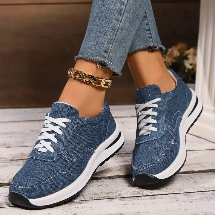 Lana Denim Comfort Trainers