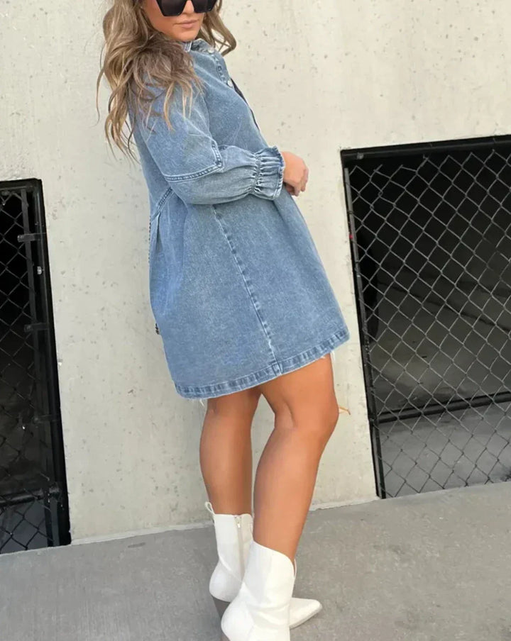 Harper Denim Mini Dress