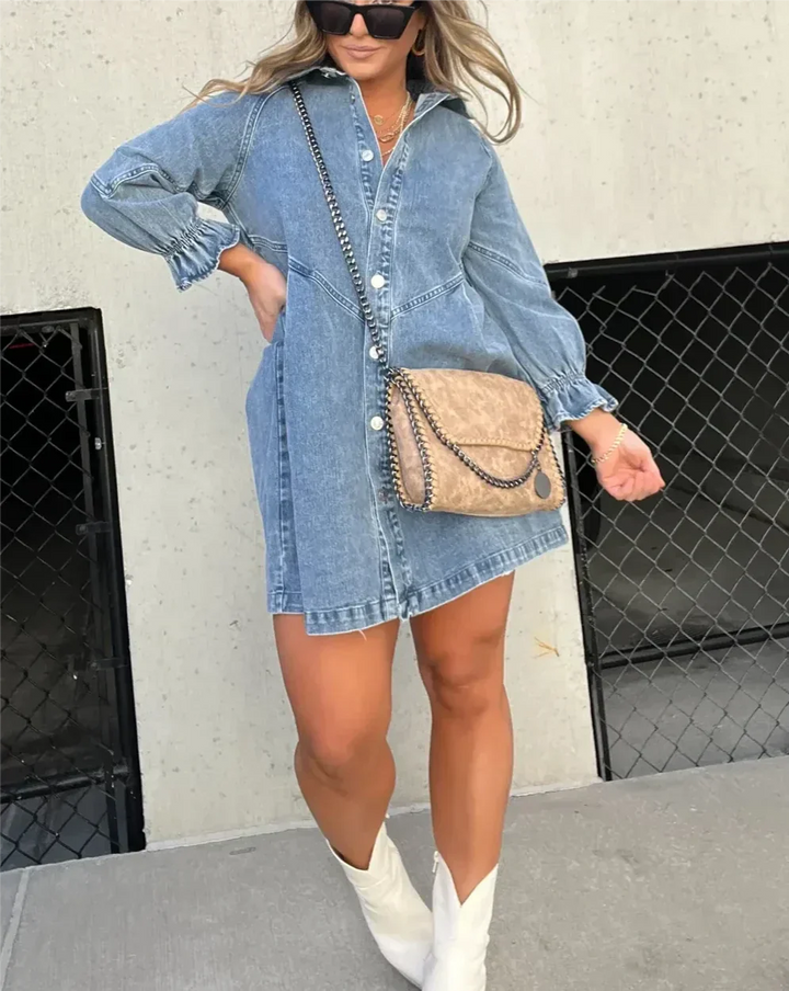 Harper Denim Mini Dress