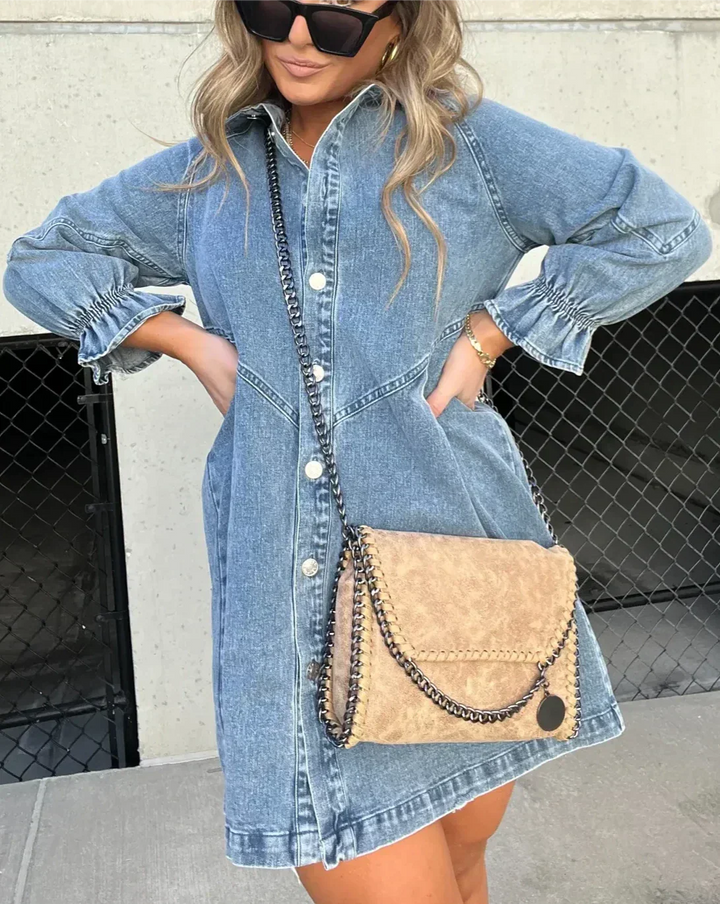 Harper Denim Mini Dress