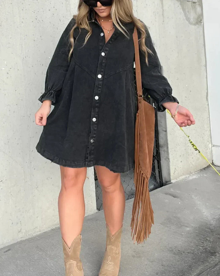 Harper Denim Mini Dress
