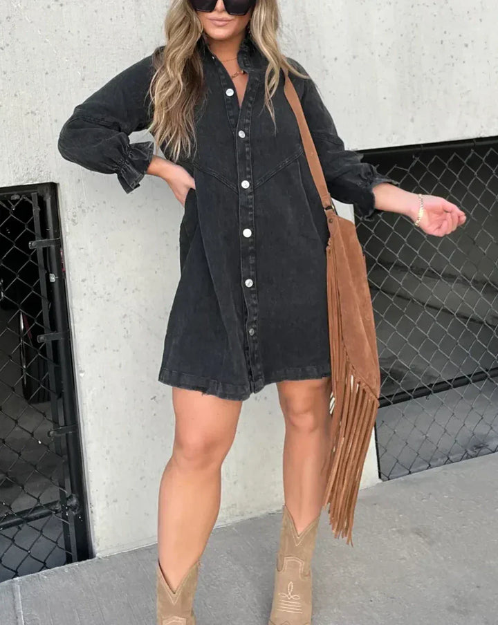 Harper Denim Mini Dress